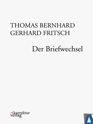 cover image of Thomas Bernhard, Gerhard Fritsch